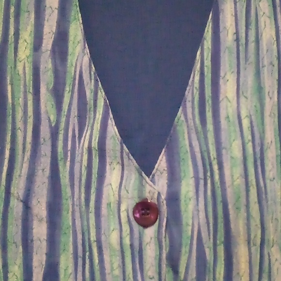 Alfred Dunner Water Wave Stripes Pant Set (Top & Pants) - Size 8 - Picture 7 of 8